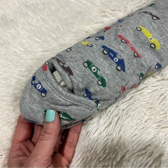 Baby Boden All In One Cozy Rainbow Racecar Play Winter Bunting Snowsuit 12/18M - Picture 4 of 10